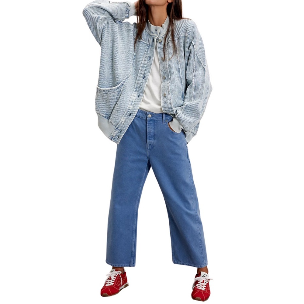 We The Free Deep Trance Dropped Boyfriend Jeans Ocean
